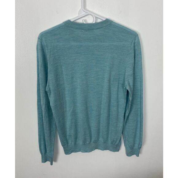 Women Peter Millar Crown Soft Crew wool cashmere silk pullover golf sweater L - Picture 3 of 4